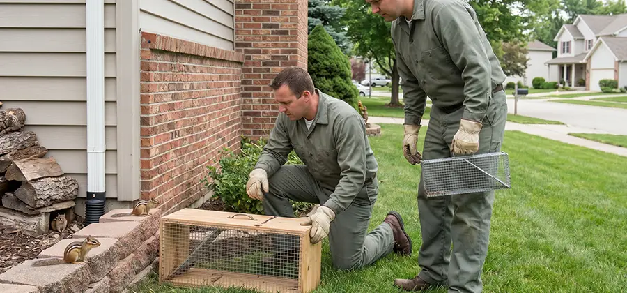 Remove Chipmunks From Yard in Millburn